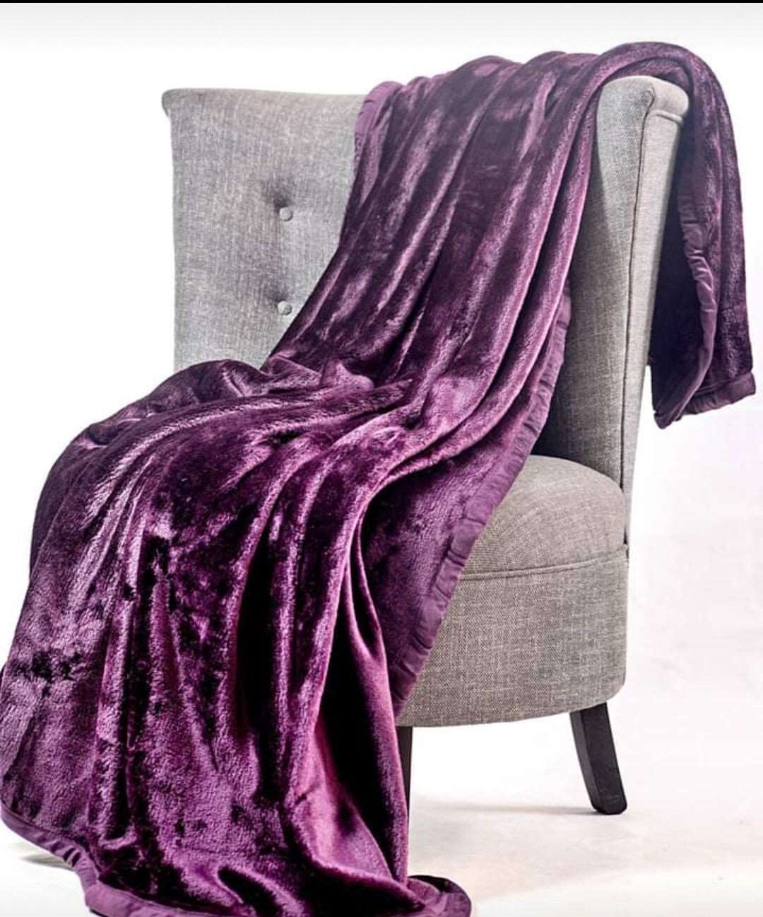 Velvet Fleece blanket  The Beautiful Purple  