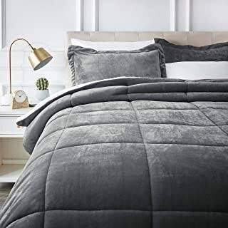 3 Piece Fleece Comforter Set (Queen/Double)  The Beautiful   