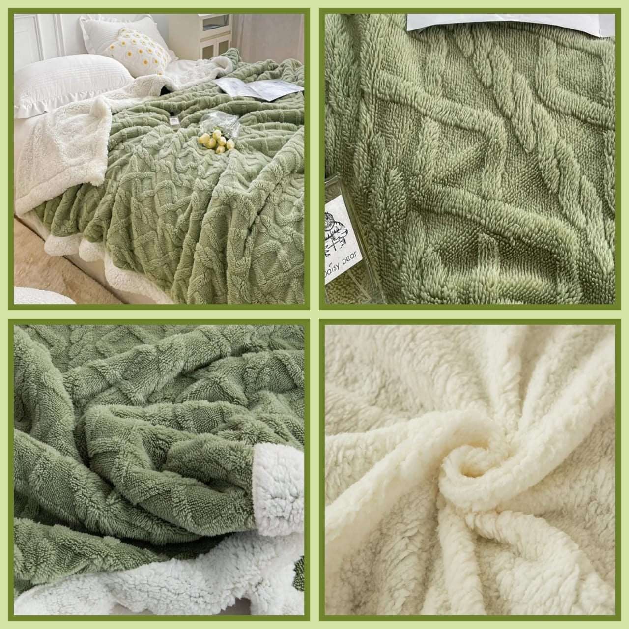 Geometric Fleece Comforter  The Beautiful   