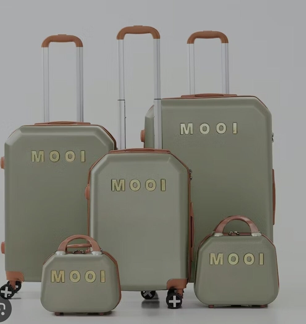 SMTE-Quality Luggage Suitcase Hardshell Mooistar 5 Piece  The Beautiful   