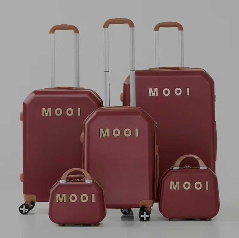 SMTE-Quality Luggage Suitcase Hardshell Mooistar 5 Piece  The Beautiful   