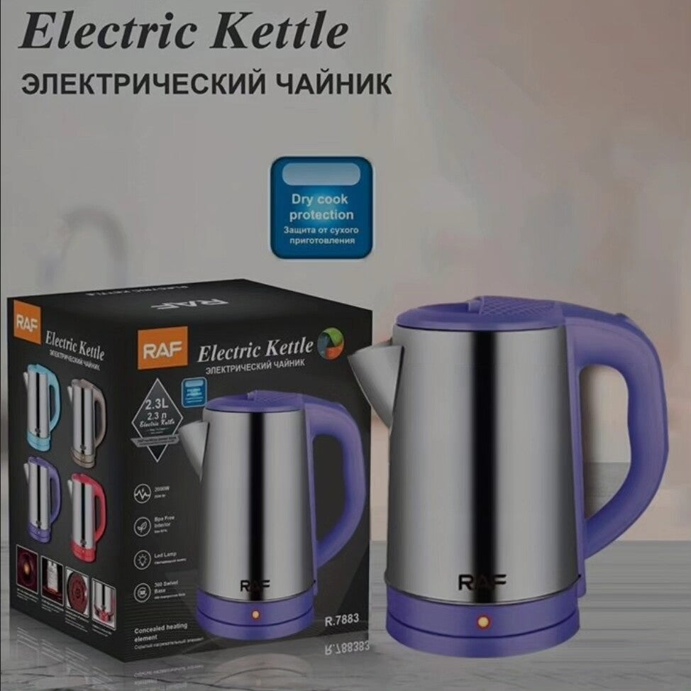 RAF Stainless Steel Electric Kettle 2000W 2L  The Beautiful   