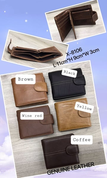 Genuine Leather Men's Wallet  The Beautiful    