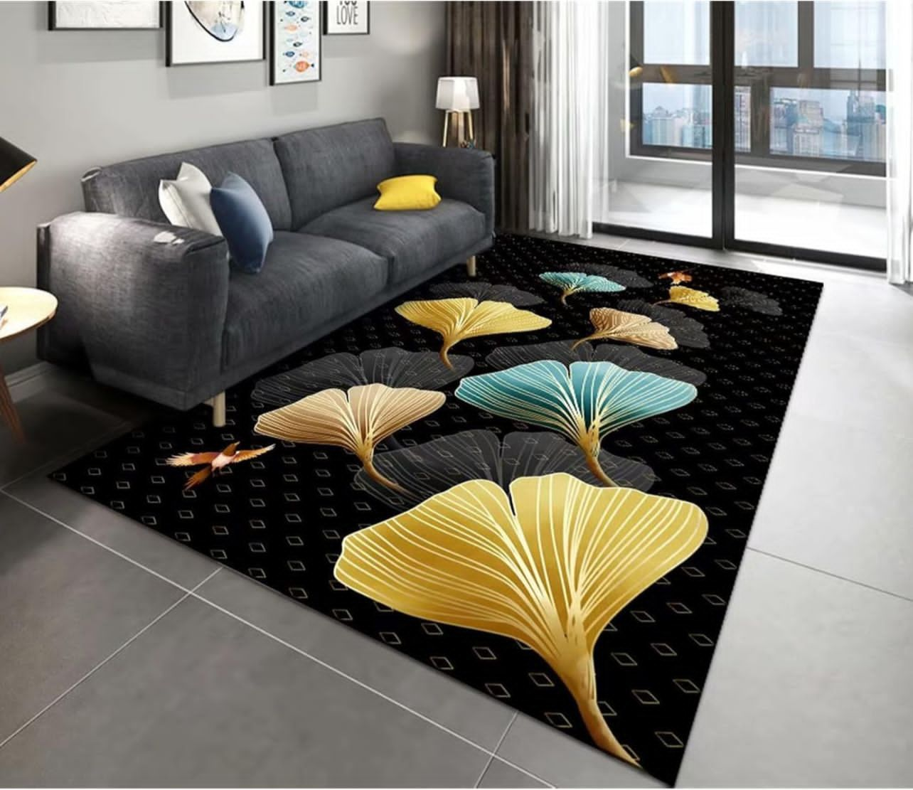 Modern 3D Geometric Design Area Rug 1.5m by 2m  The Beautiful   