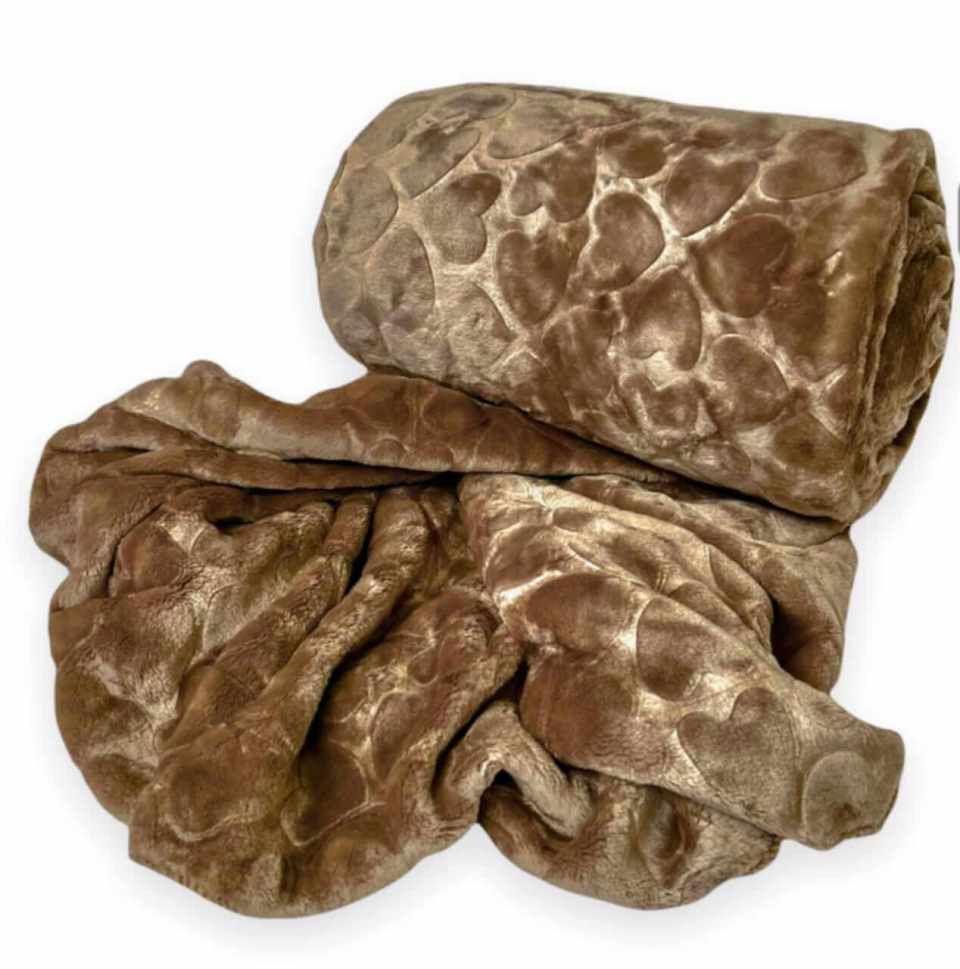 Polo Fleece Throws  The Beautiful  Brown 150/180CM 