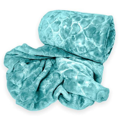 Polo Fleece Throws  The Beautiful  Teal Blue 150/180CM 