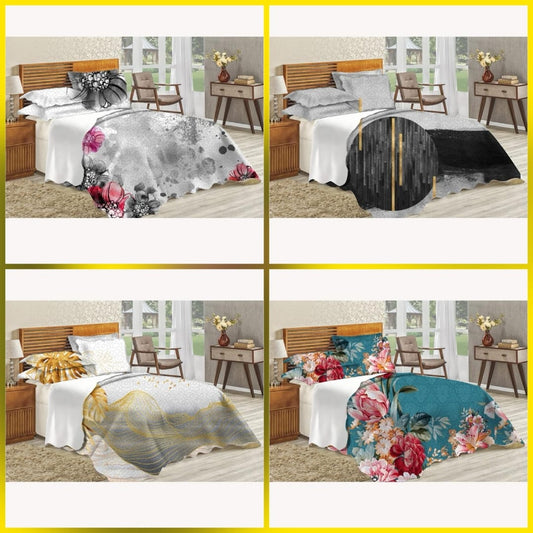 5 Piece Quilted Bedspreads  The Beautiful   