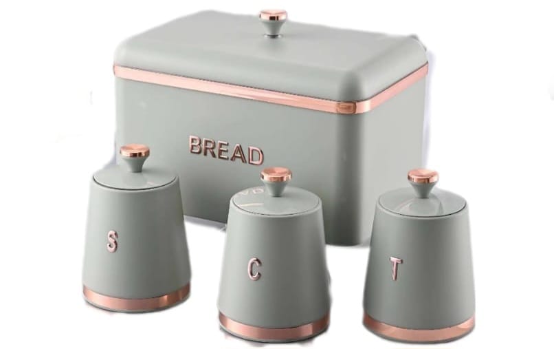 4 Piece Monza Breadbin Set  The Beautiful Style 1  