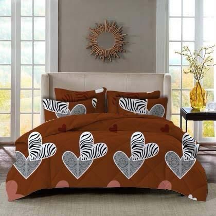 5 Piece Floral Comforter Sets  The Beautiful Double 19 