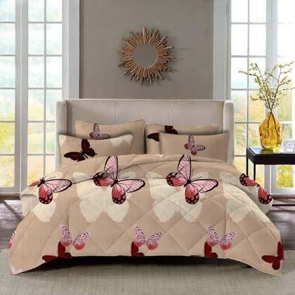 5 Piece Floral Comforter Sets  The Beautiful Double 18 