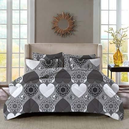 5 Piece Floral Comforter Sets  The Beautiful Double 16 