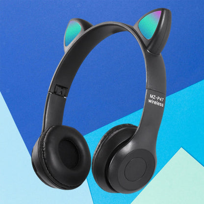 Bluetooth Kids Headphones  The Beautiful  Black  