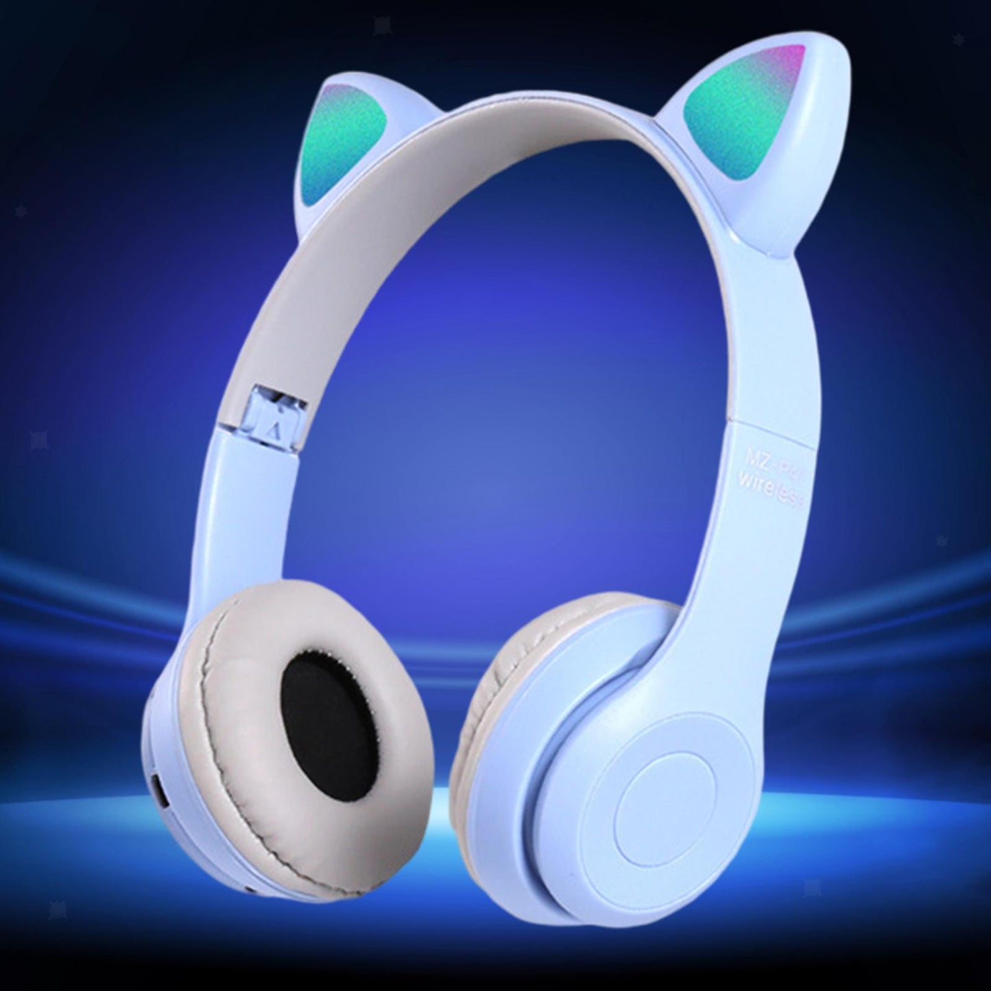 Bluetooth Kids Headphones  The Beautiful  Blue  