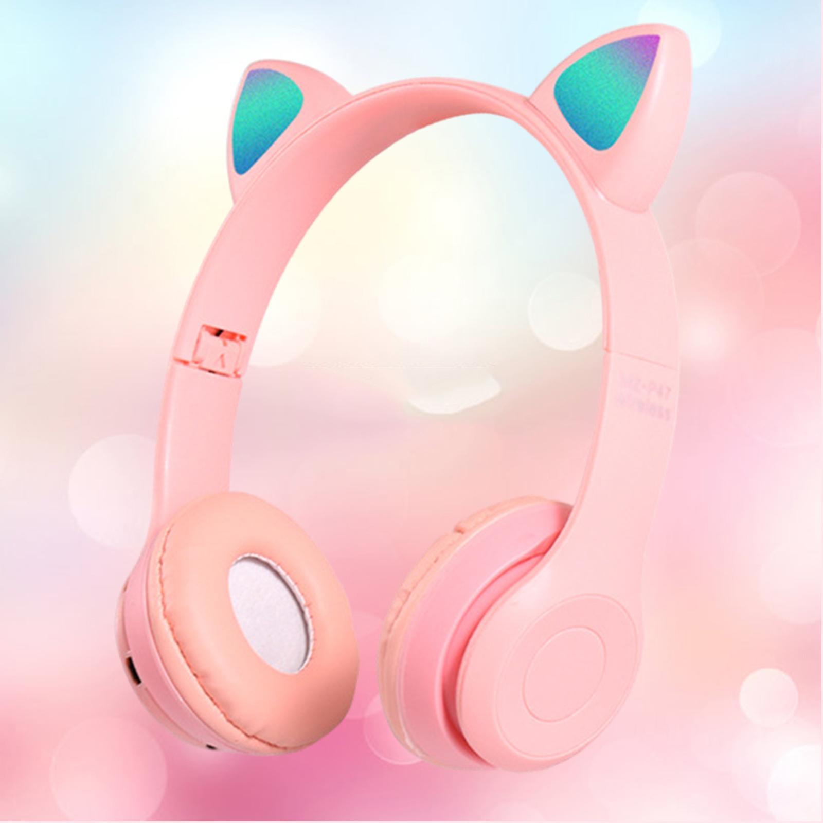 Bluetooth Kids Headphones  The Beautiful  Pink  