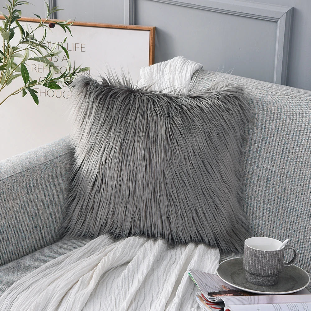 Fluffy Throw Pillow Covers  The Beautiful South Africa   