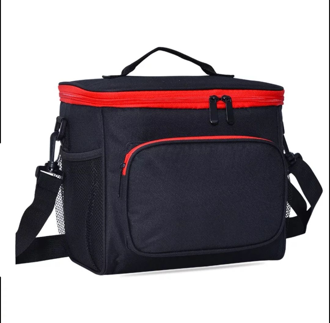 Lunch Meal Shoulder Bag  The Beautiful  Red/Black  