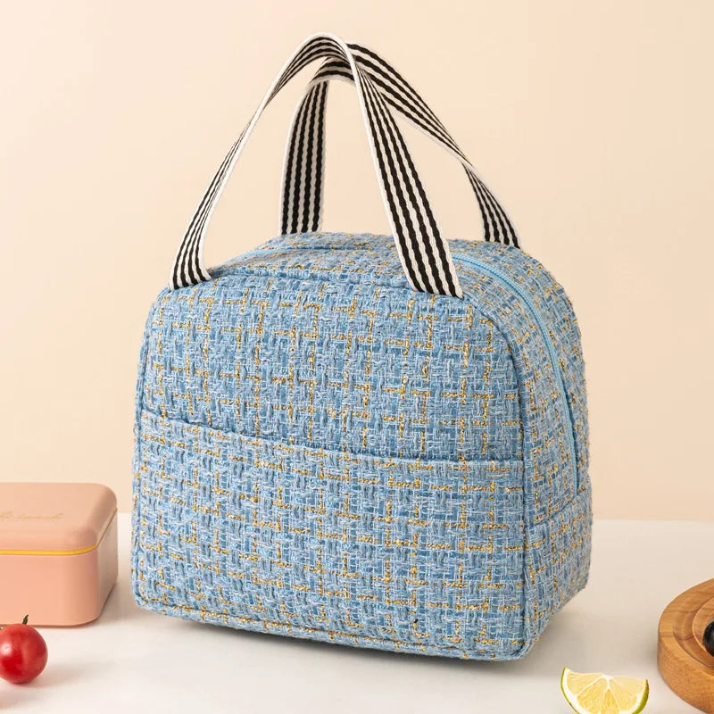 Portable Kids Lunch Box  The Beautiful  Blue  