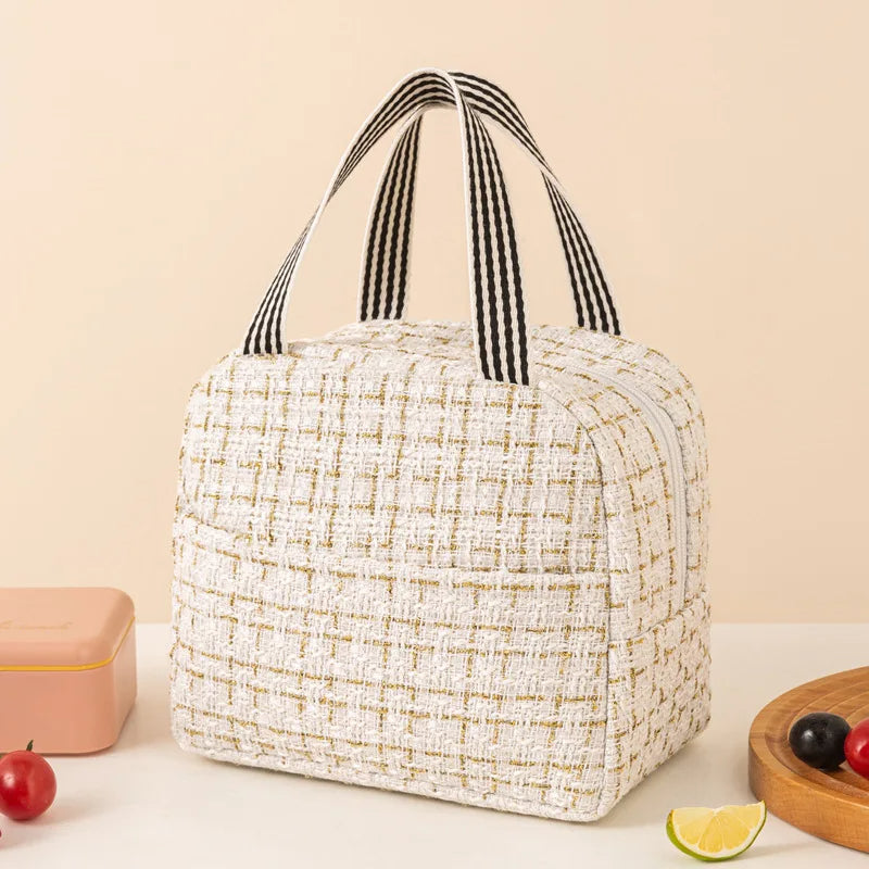 Portable Kids Lunch Box  The Beautiful  Cream  