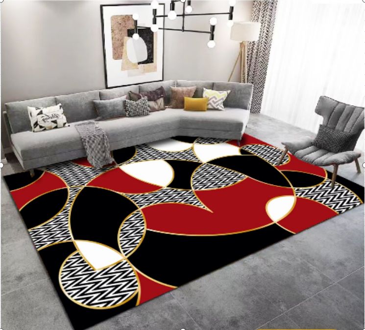 Modern 3D Geometric Design Area Rug 1.5m by 2m  The Beautiful Option 6  