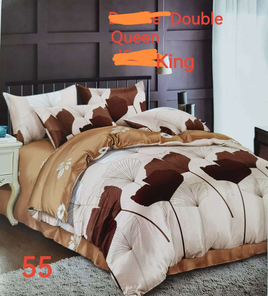 6 Piece Reversible Duvet Cover Set  The Beautiful   