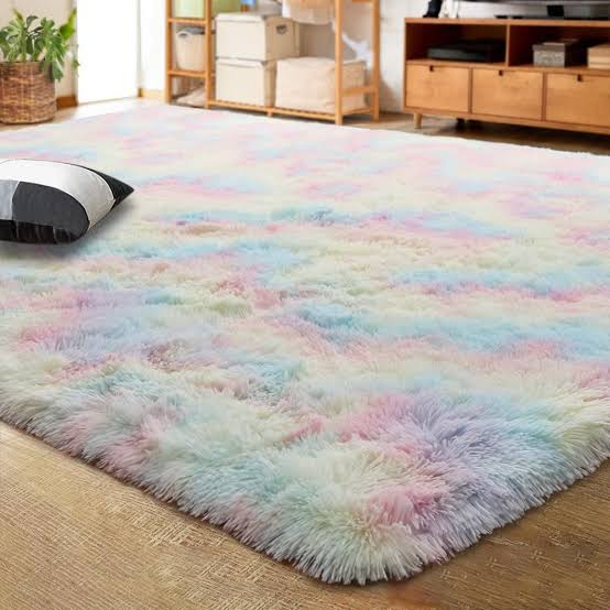 Large Fluffy Carpets (153 x 244 cm) Carpets The Beautiful   