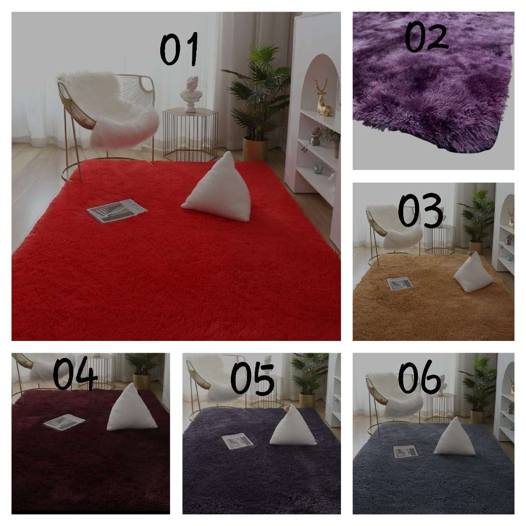 Large Fluffy Carpets (153 x 244 cm) Carpets The Beautiful   