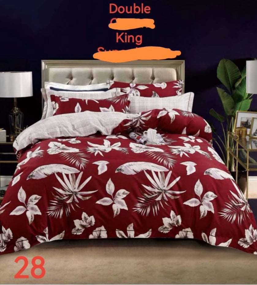 6 Piece Reversible Duvet Cover Set  The Beautiful   