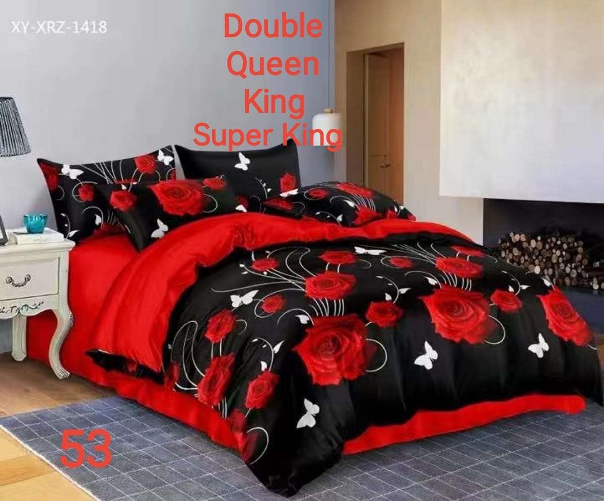 6 Piece Reversible Duvet Cover Set  The Beautiful   