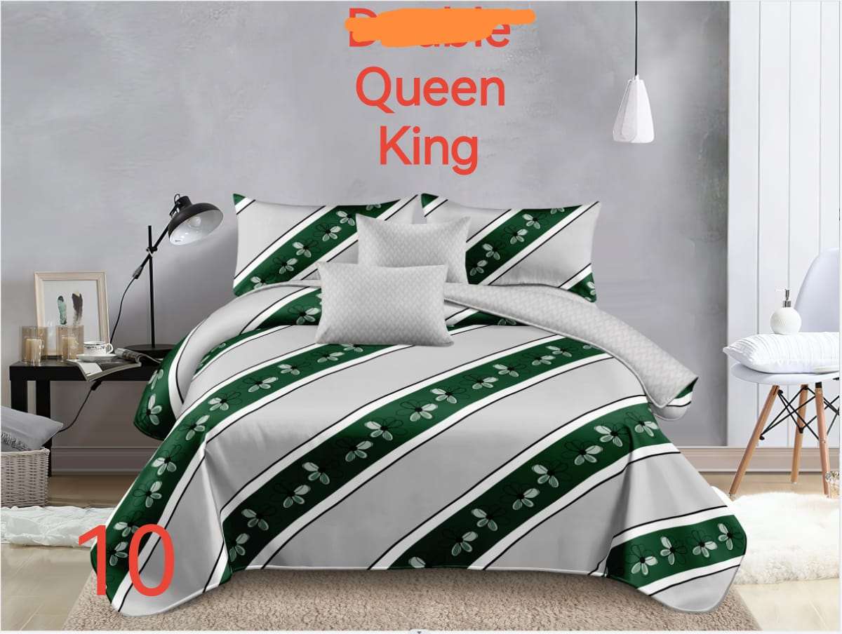 6 Piece Reversible Duvet Cover Set  The Beautiful   