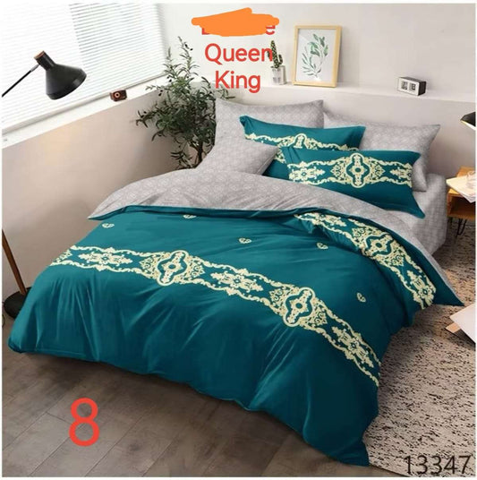 6 Piece Reversible Duvet Cover Set  The Beautiful   