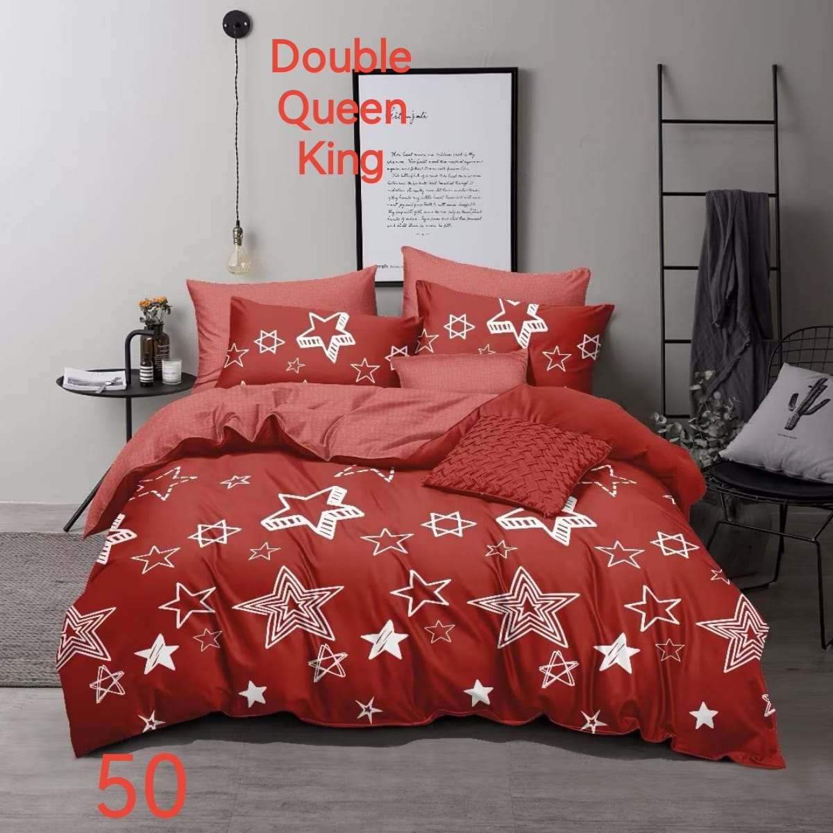 6 Piece Reversible Duvet Cover Set  The Beautiful   