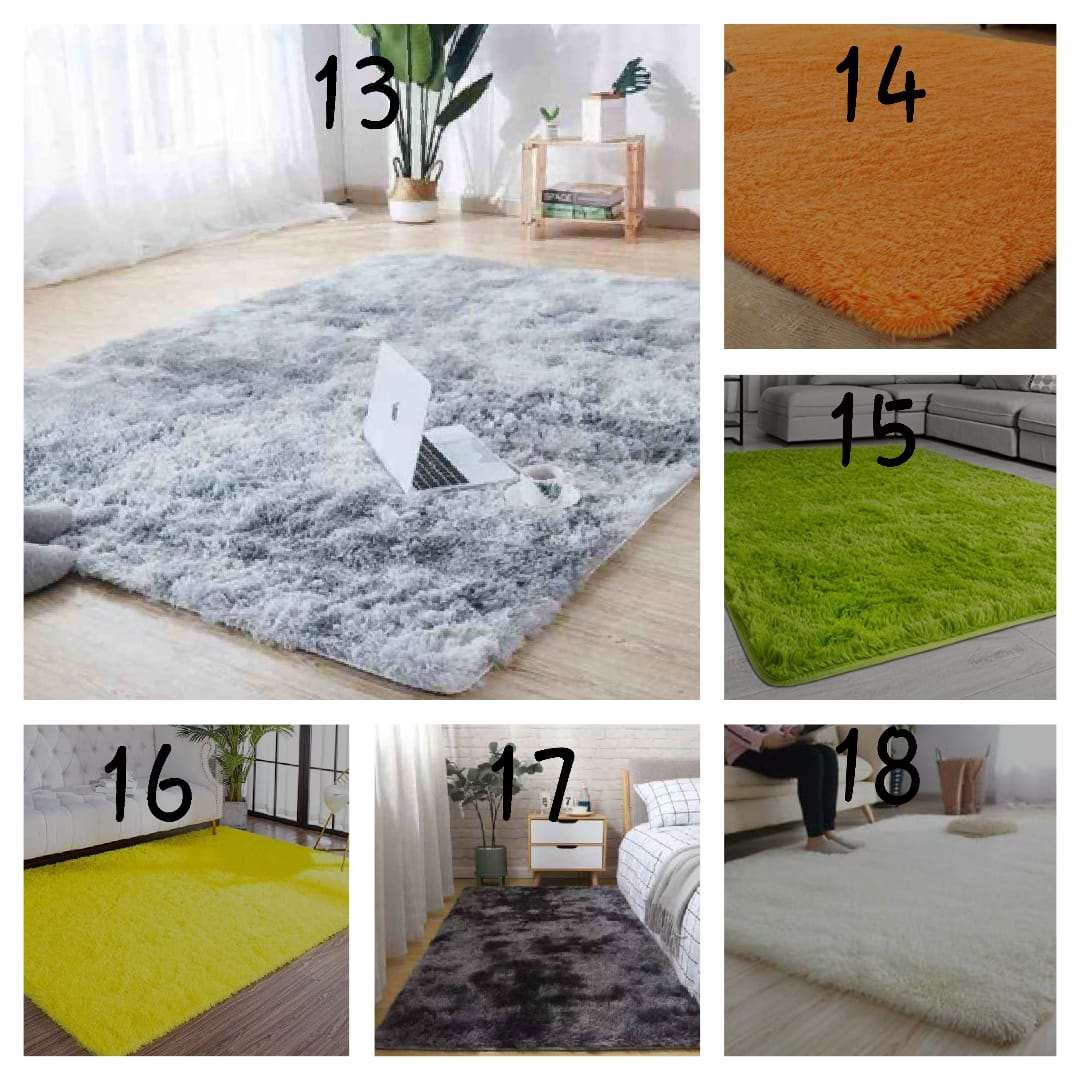 Large Fluffy Carpets (153 x 244 cm) Carpets The Beautiful   