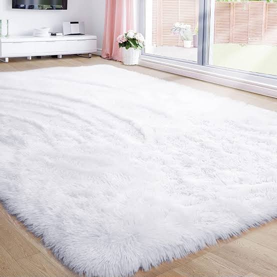 Large Fluffy Carpets (153 x 244 cm) Carpets The Beautiful   