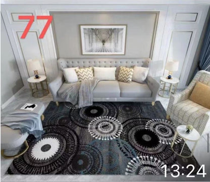 Modern 3D Geometric Design Area Rug 1.5m by 2m  The Beautiful Option 3  