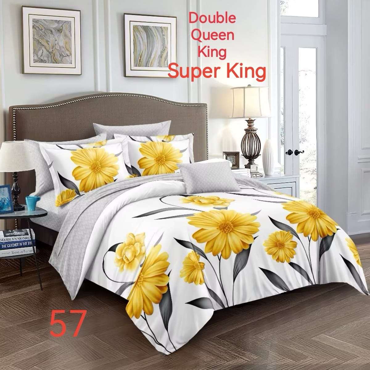 6 Piece Reversible Duvet Cover Set  The Beautiful   