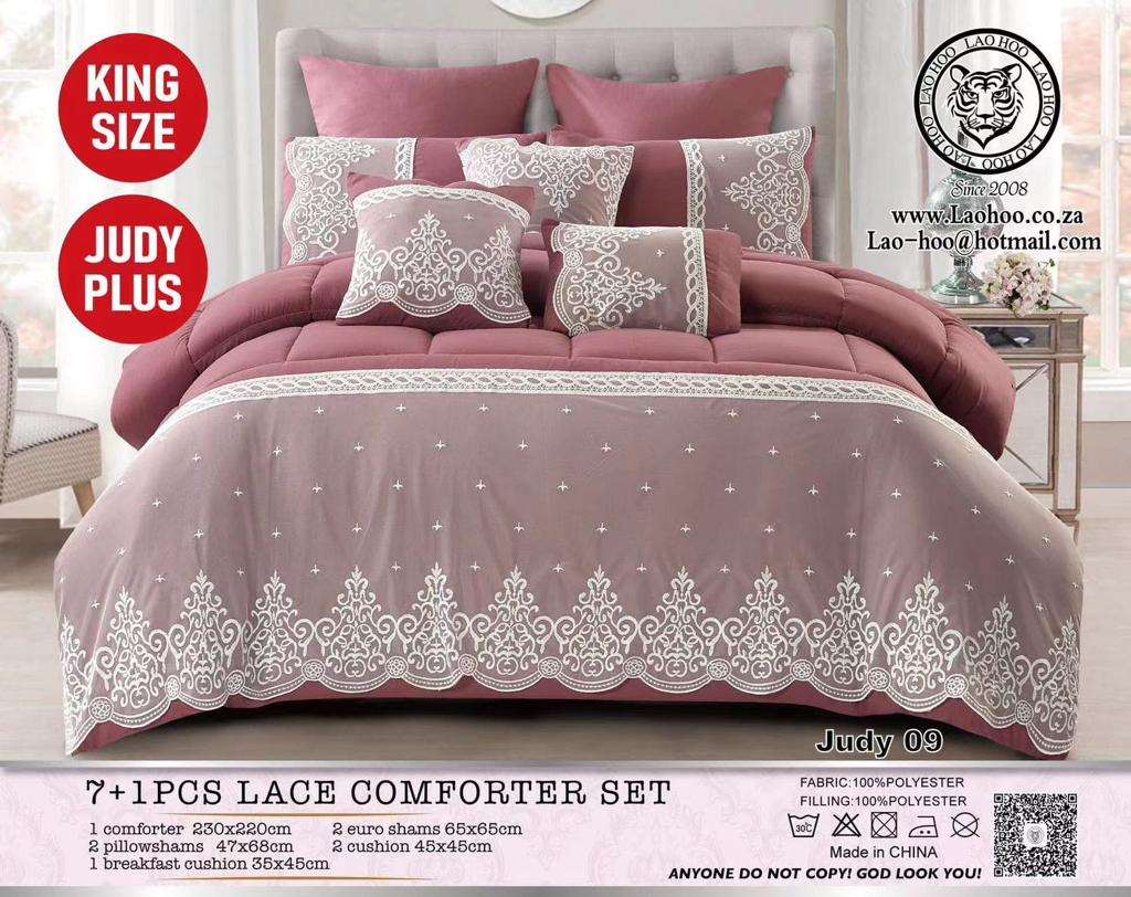 8 Piece Lace Comforter Bedding Set King Size 8 Piece Lace Comforter The Beautiful   