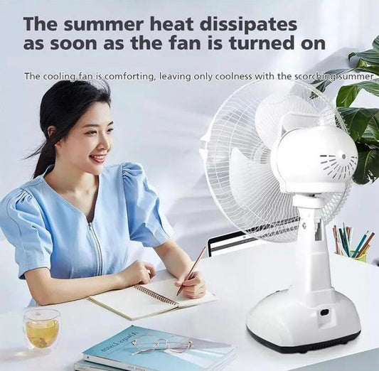 Solar Charging Fan for Loadshedding  The Beautiful   