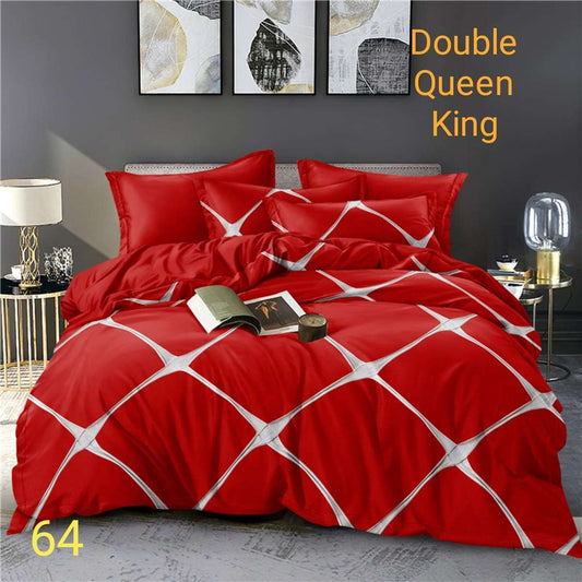 6 Piece Reversible Duvet Cover Set  The Beautiful   