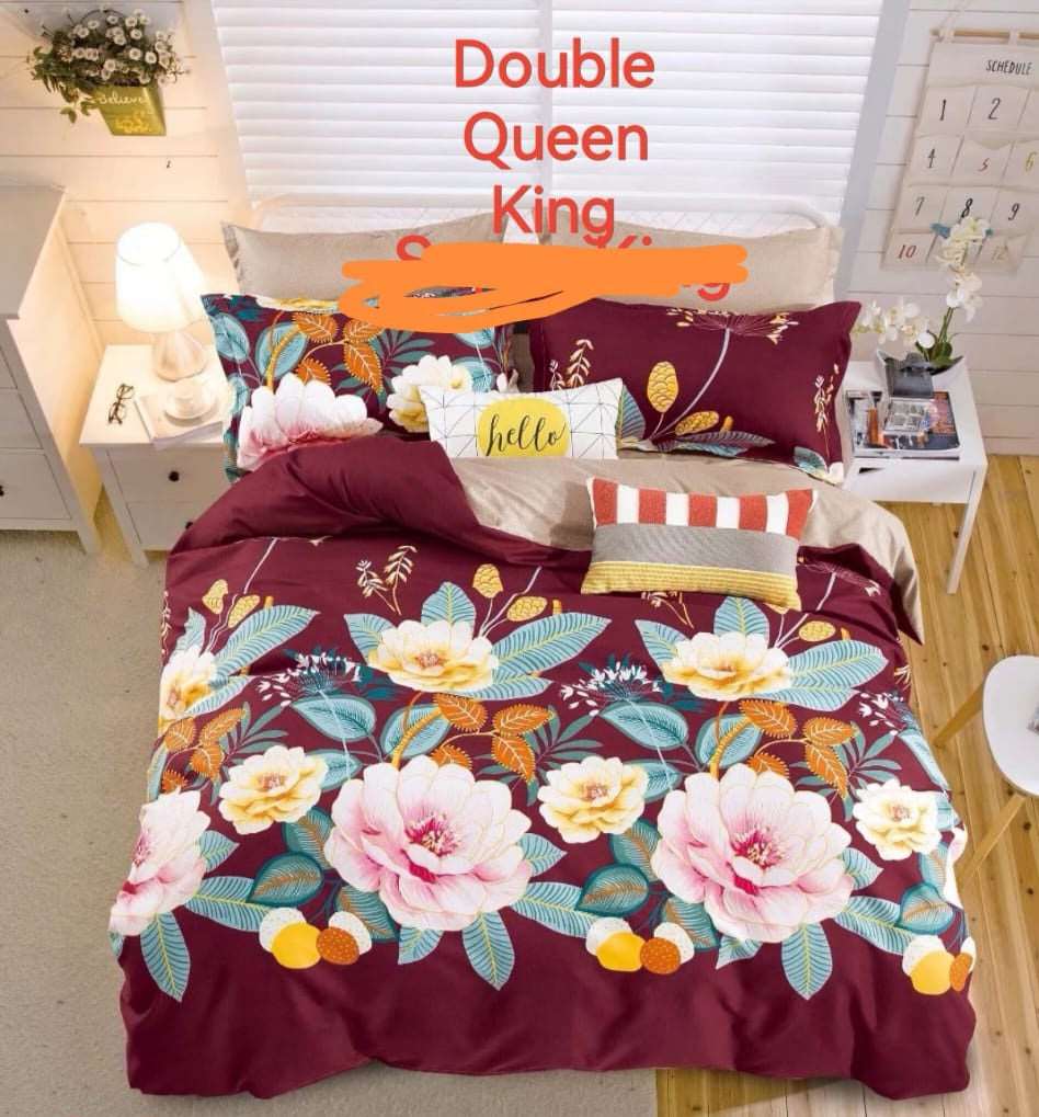 6 Piece Reversible Duvet Cover Set  The Beautiful   