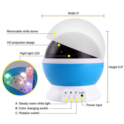 Romantic Sky Star Master Night Light Projector  The Beautiful    